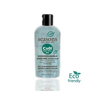 Gel Biodegradable After Sun Aloe Vera Ecofriendly Seasons